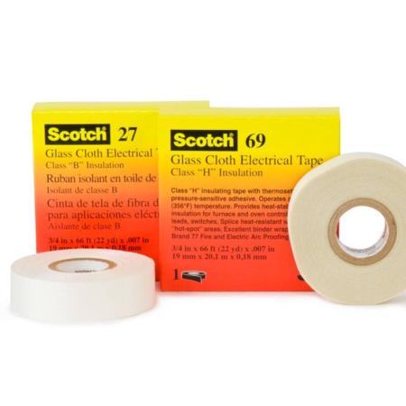 3M™ ET 69 Glasgewebeband, Weiß, 603 mm x 33 m x 0,18 mm