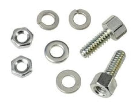 3M™ 3341-1S, Jack Socket Schraubensatz, D Sub u. D Ribbon Verb., 2 Jack Sockets, 8 Unterlegsch., 2 Federringe, 2 Muttern