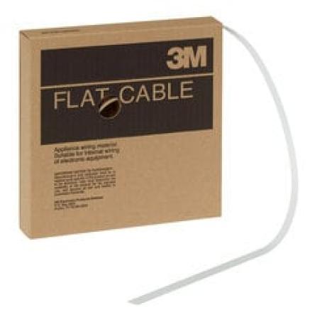 3M™ 3801/10, Flachbandkabel, 10-polig, 3801 Serie, Litzenleiter, 1,27 mm, Grau, 30,5 m/Rolle