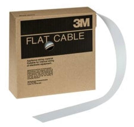 3M™ 3801/34, Flachbandkabel, 34-polig, 3801 Serie, Litzenleiter, 1,27 mm, Grau, 30,5 m/Rolle