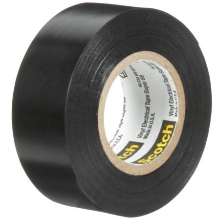 Scotch® Super 88 Vinyl Elektro-Isolierband, Schwarz, 19 mm x 6 m, 0.22 mm