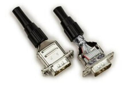 3M™ 3357-9225, D Sub EMI Rundkabel Verbinder Griffkappe für Stift-/Buchsenstecker, 180° Kabelausgang, Steel, 25-pol,