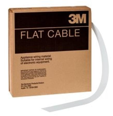 3M™ 3365/50 SF, Flachbandkabel, 50-polig, 3365 Serie, Litzenleiter, 1,27 mm, Grau, 91,4 m/Rolle