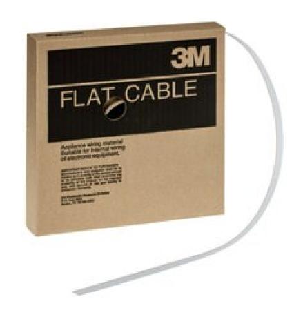 3M™ 3625/12, Flachbandkabel, 12-polig, 3625 Serie, Litzenleiter, 1,00 mm, Grau, 30 m/Rolle