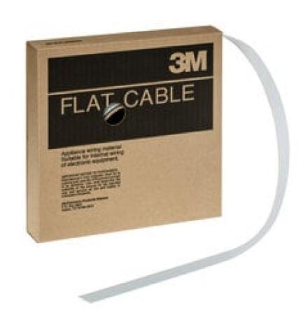 3M™ 3625/20, Flachbandkabel, 20-polig, 3625 Serie, Litzenleiter, 1,00 mm, Grau, 30 m/Rolle