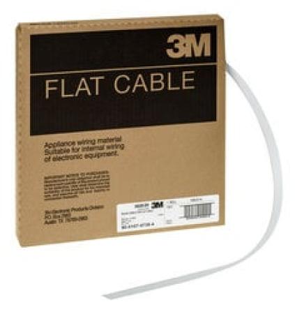 3M™ 3625/20, Flachbandkabel, 20-polig, 3625 Serie, Litzenleiter, 1,00 mm, Grau, 100 m/Rolle