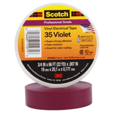 Scotch® 35 Vinyl Elektro-Isolierband, Violett, 19 mm x 20 m, 0.18 mm
