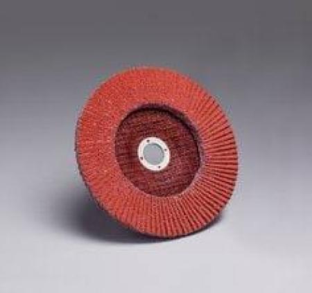 3M™ Fächerscheibe 947D, 115 mm x 22 mm, P80, flach