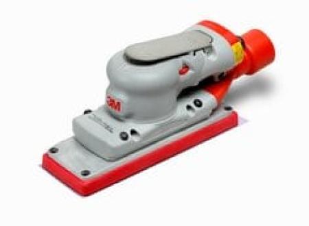 3M™ Einhand-Druckluft-Exzenterschleifer Serie Elite mit externe Absaugung, 70 mm x 198 mm, 3,2 mm Schleifhub