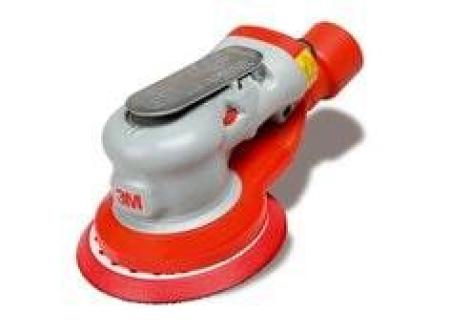 3M™ Einhand-Druckluft-Exzenterschleifer Serie Elite, 125 mm, integrierte Absaugung, 8 mm Schleifhub