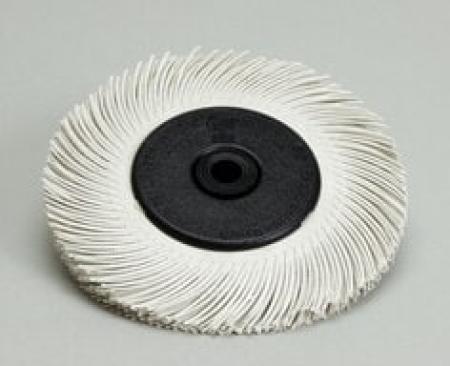 Scotch-Brite™ Radial Bristle Brush BB-ZB mit Kunststoff-Flansch, weiß, 75 mm, P120