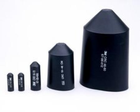3M™ SKE 4/10 Warmschrumpf-Endkappe, Schwarz, 10/4 mm