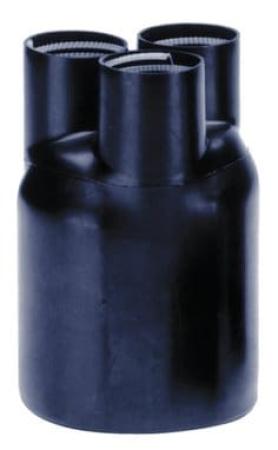 3M™ SKE 3F/1+1,5 Warmschrumpf-Aufteilkappe, Schwarz, 3x 6 - 16 mm²