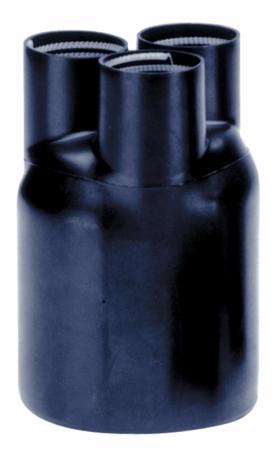 3M™ SKE 3F/6 Warmschrumpf-Aufteilkappe, Schwarz, 3x 185 - 400 mm²