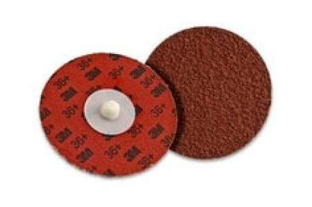 3M™ Cubitron™ II Roloc™ Gewebeschleifscheibe 984F, 75 mm, 36+ (IPS)