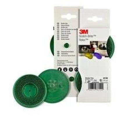 Scotch-Brite™ Roloc™ Bristle Disc RD-ZB, grün, 75 mm, P50 (IPS)