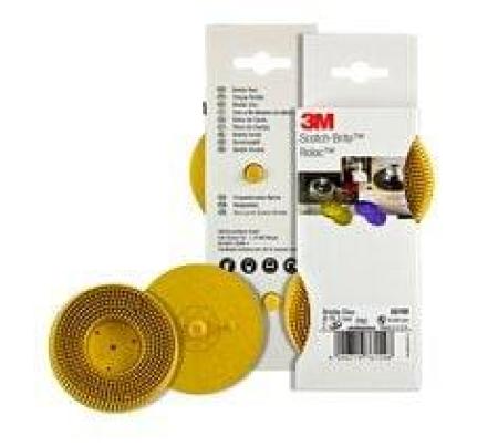Scotch-Brite™ Roloc™ Bristle Disc RD-ZB, gelb, 75 mm, P80 (IPS)