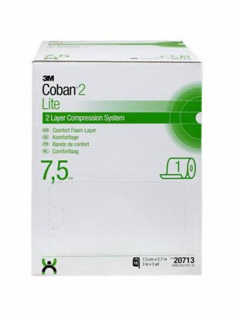 3M™ Coban™ 2 Lite Schaumstoff-Komfortlage, 20713, 7,5 cm x 2,7 m, 18 / Packung
