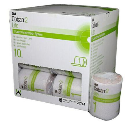 3M™ Coban™ 2 Lite Schaumstoff-Komfortlage, 20714, 10 cm x 2,7 m, 18 / Packung