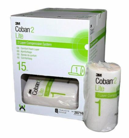3M™ Coban™ 2 Lite Schaumstoff-Komfortlage, 20716, 15 cm x 2,7 m, 10 / Packung