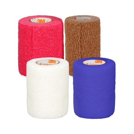3M™ Coban™ Selbsthaftender Stütz- und Fixierverband, 1581B, blau, 2.5cm x 4.5m (gedehnt), 30/Packung