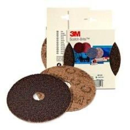 Scotch-Brite™ Vliesscheibe SC-DH, hellbraun, 125 mm x 22 mm, A CRS (IPS)