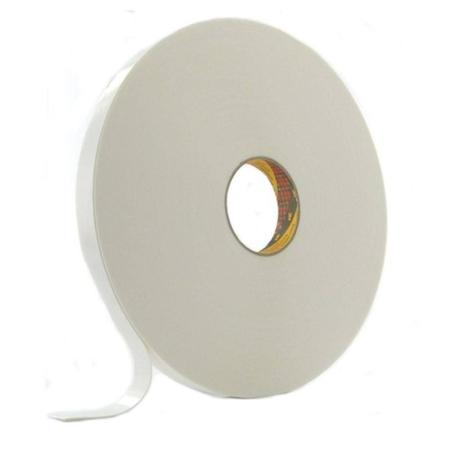 3M™ Doppelseitiges Synthetik-Klebeband 4430P, Weiß, 19 mm x 66 m, 0.8 mm