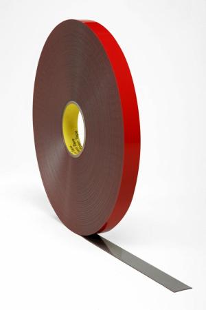 3M™ Acrylic Foam Tape GT6012F, Gray, 1.2 mm, 19 mm x 66 m