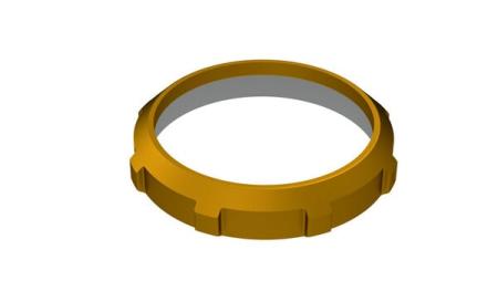 3M™ Ersatzteil, Nut, CT Brass/Chrome, 39198039
