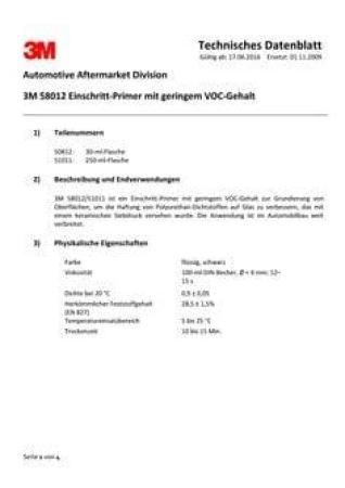 3M™ 1K Scheibenkleber Kartusche, 310ml, 058015