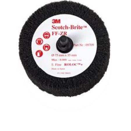 Scotch-Brite™ Roloc™ Lamellenbürste FF-ZR, grau, 63 mm x 32 mm, S FIN