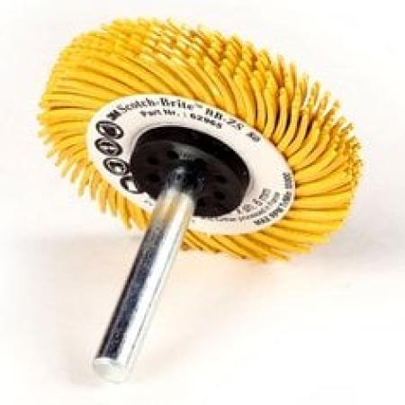 Scotch-Brite™ Bristle Disc BB-ZS mit Schaft, gelb, 50,8 mm, P80, Typ C