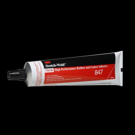 3M™ Lösemittelklebstoff auf Nitrilkautschukbasis 847, Braun, 150 ml