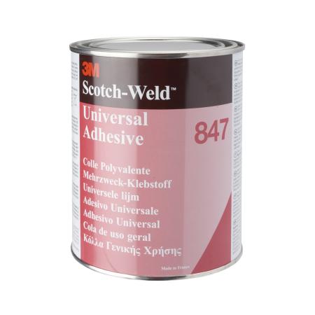 3M™ Lösemittelklebstoff auf Nitrilkautschukbasis 847, Braun, 1 L