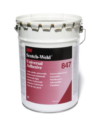 3M™ Lösemittelklebstoff auf Nitrilkautschukbasis 847, Braun, 5 L