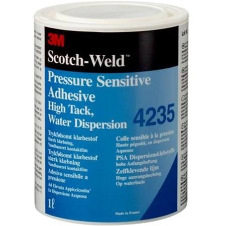 3M™ Scotch-Weld™ Dispersionsklebstoff auf Acrylatbasis 4235, Transparent, 1 l