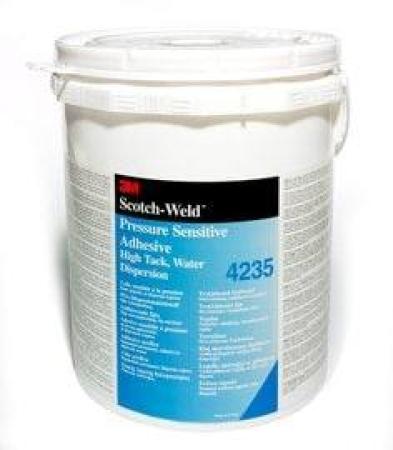 3M™ Dispersionsklebstoff auf Wasserbasis 4235, Transparent, 200 L