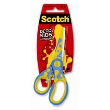Scotch™ DECO Kinderschere, verschiedene Modelle (grün, blau oder pink), 1 pro Packung, 13 cm