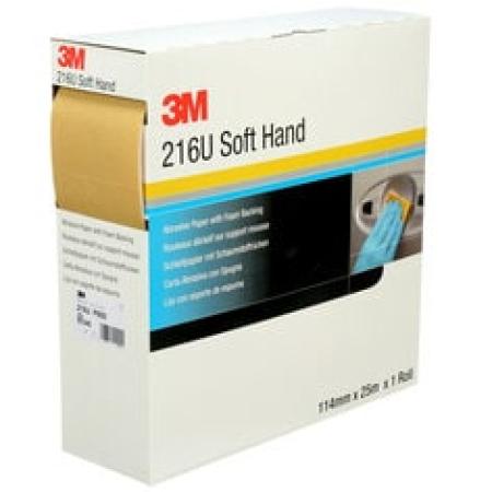 3M™ Handrolle 216U Soft, 114 mm x 25 mm, P800, 50340