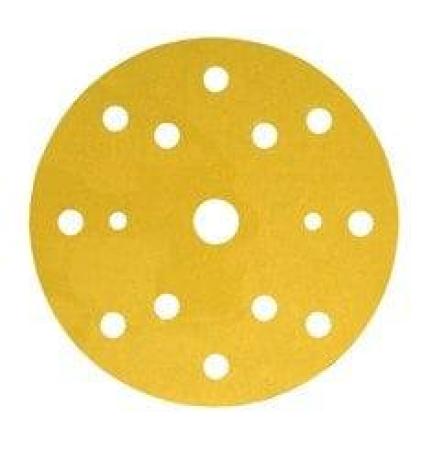 3M™ Hookit™ Papierschleifscheibe 255P, 150 mm, P100, 15-fach gelocht