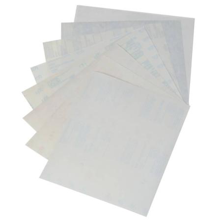 3M™ Stikit™ Microfinishing Film Bogen 268L, 310 mm x 45 m x 76,2 mm, 15 MIC, PSA, Kunststoffkern