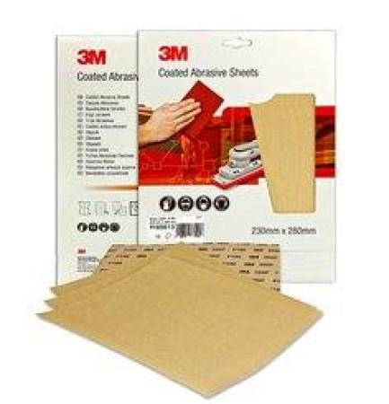 3M™ Papierschleifbogen 255P, 230 mm x 280 mm, P180 (IPS)