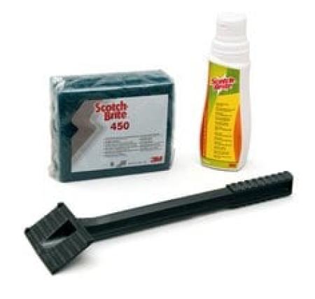 3M™ Scotch-Brite™ Quick Clean Grillplattenreinigungskit, VE = 2 Stück