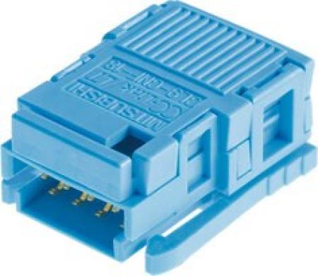 3M™ 38104-M018-MOM FL, Stecker für die Kabelmontage, CC-Link, 04-polig, 381 Serie, 2,54 mm, 0,508 µm Au, Blau