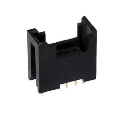 3M™ 37203-62A3-003 PL, Mini Clamp II, Buchsenstecker für die Leiterplattenmontage, 180° gerade, 03-polig, 372 Serie, 0,20 µm Au, Schwarz