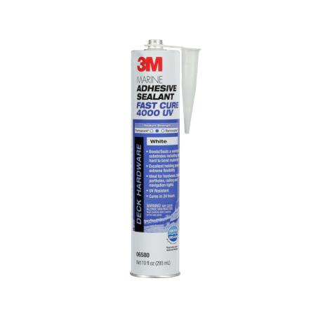 3M™ Marine Kleb- und Dichtmasse auf Basis Silan-modifizierter Polymere 4000UV, Weiß, 295 ml