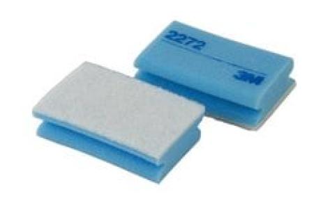 3M™ Scotch-Brite™ Reinigungsschwamm 2272, Blau / Weiß, 95 mm x 150 mm, 10 x 10 Stück / Karton