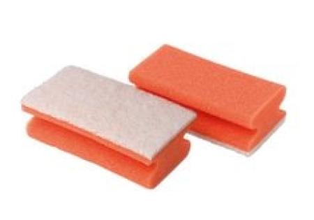 3M™ Scotch-Brite™ Schwamm 106, Rot / Weiß, 70 mm x 130 mm, 10 x 10 Stück / Karton