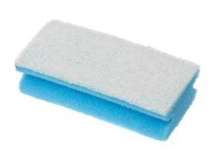 3M™ Scotch-Brite™ Schwamm 105, Blau / Weiß, 70 mm x 130 mm, 10 x 10 Stück / Karton