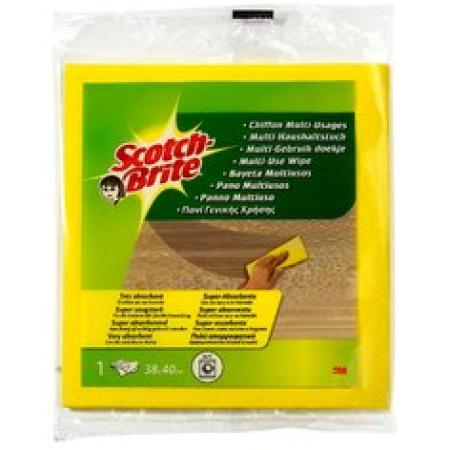 Scotch-Brite™ Allzeck-Tuch W110, 38 x 40 cm, gelb, 1 Stück